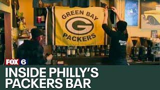 Inside MilkBoy: Philadelphia's Green Bay Packers bar | FOX6 News Milwaukee