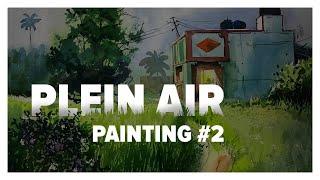 Plein Air Painting #2 By jagadeesh Narayanan.
