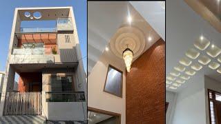 V188 || inside tour of 4 bhk premium villa || house for sale || 20*50 house plan west facing