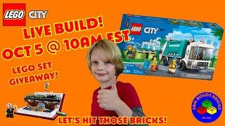 Join the Excitement: LEGO Recycling Truck Live Build!