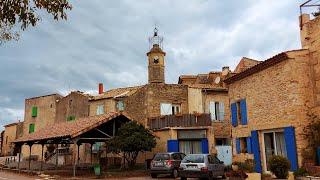 Walking Through a Medieval Town in France: Fournès