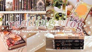 a cozy reading vlog  mini haul, atmospheric books & lots of reading