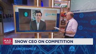 Snowflake CEO Sridhar Ramaswamy goes one-on-one with Jim Cramer