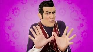 Robbie Rotten hides the Gracie Films logo but Scarier