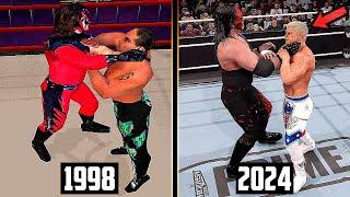 The Evolution of Chokeslam in WWE Games !!! (WWF War Zone - WWE 2K24)