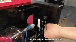 How to adjust laser path of mirror A of HL 130W 1060X CO2 laser machine