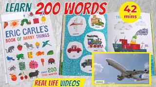 FIRST WORDS for Babies and Toddlers | Eric Carle Read Aloud Book of Many Things | Learn to Talk