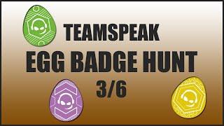 Teamspeak 3 Easter Egg Badge Hunt 3/6 Egg's - NEW