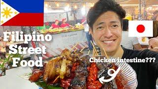 Japanese guy tries Filipino Street Food for the first time 