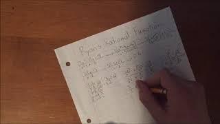 Ryan's Rational Function