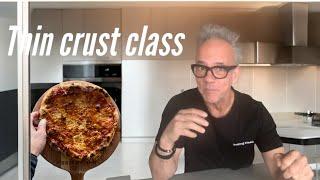 How to Make Thin Crust Pizza at Home  Thin Crust Pizza class @bakingsteel