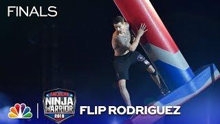 Flip Rodriguez Gives His Everything on Stage 2 - American Ninja Warrior Vegas Finals 2019