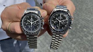 new vs old / Omega Speedmaster Moonwatch 42 mm Sapphire versions