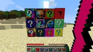 Opening 12 NEW Lucky Blocks MOD in Minecraft (Roblox, Among us, Spiral Lucky Blocks and MORE)