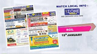 Watch Zone Weekly - Local Info - 19th January Issue  | zoneadds.com