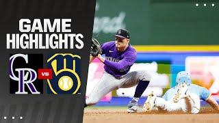 Rockies vs. Brewers Game Highlights (9/6/24) | MLB Highlights