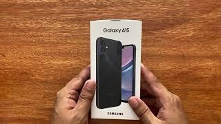 Samsung A15 LTE 4GB|128GB Blue Black (Unboxing)