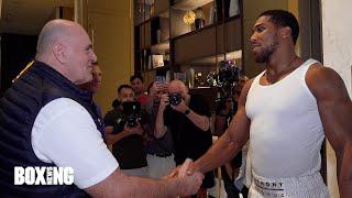 "I'm A Big Fan!" - Anthony Joshua & John Fury Cross Paths