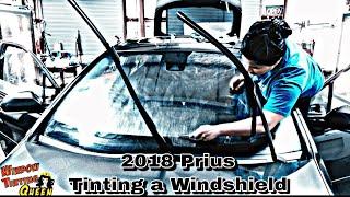 2018 Toyota Prius Tinting a Windshield Flexfilm PanaFlex