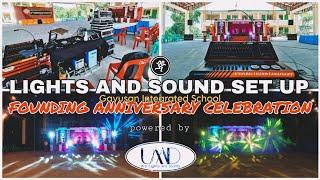 LIGHTS AND SOUND SET UP FOR GAYUSAN IS FOUNDING ANNIVERSARY CELEBRATION 2025 Powered by UMD PRO