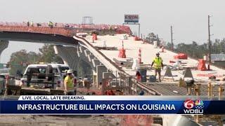 Infrastructure bill bringing $7 billion to Louisiana