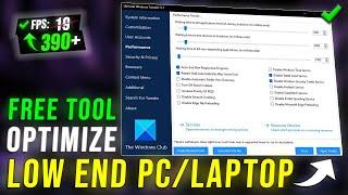 FREE TOOL to Optimize Windows 10/11 for Ultimate Gaming & Performance!