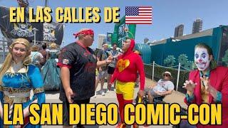 ASI SON LAS CALLES DE SAN DIEGO CALIFORNIA EN LA COMIC CON