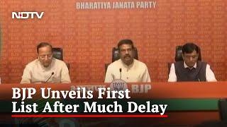 52 Fresh Candidates Among 189 Names In BJP's First List For Karnataka