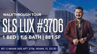 Brickell Condo | SLS LUX #3706 Walkthrough Tour