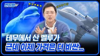 ‍: 거울아 거울아 어떤 비행기가 제일 못생겼니🪞: 벨루가랑 슈퍼구피요.  [변비행️ 286화]