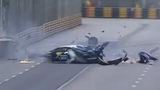 MACAU GP 71 2024 CRASH COMPLILATION