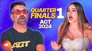 NEW America's Got Talent!  Quarterfinals 1 ALL PERFORMANCES  | AGT 2024 