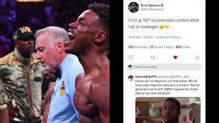 Errol Spence Says No Promoter or Manager Control What He Does!! G5Jefftv Responds!!