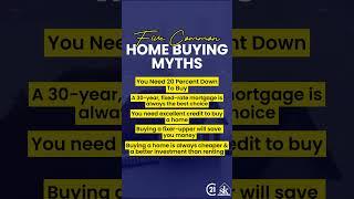Debunking Home Buying Myths and Misconceptions!