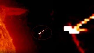 Giant Alien Cube Ship caught in outer Space