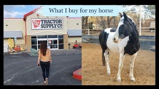 Tractor Supply Horse Shopping & Barn Routine | Earth and Medicine Equestrian