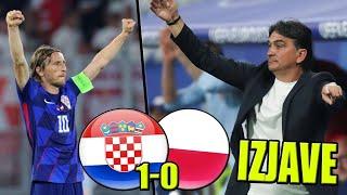 HRVATSKA 1-0 POLJSKA  SVE IZJAVE DALIĆ MODRIĆ I OSTALI