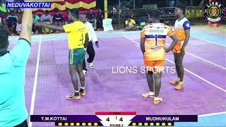 ROUND 2 || THIRUMANGALAKOTTAI vs MUTHUKULAM || NEDUVAI FRNZ KABADDI CLUB | NEDUVAI - - 2024