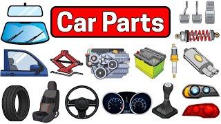 Car Parts Name | Parts of a Car in English | Learn Car Parts Vocabulary | English Vocabulary