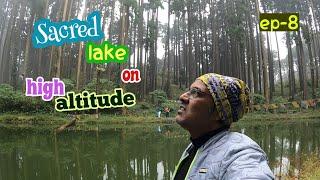 Trek to sacred lake at high altitude inside the deep pine forest / @HSoum #subscribe #travel #vlog