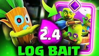 El MEJOR MAZO *LOG BAIT 2.4 BARRIL EVO* CLASH ROYALE...