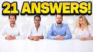 TOP 21 GREAT ANSWERS to JOB INTERVIEW QUESTIONS! (INTERVIEW TIPS) INTERVIEW PREPARATION!