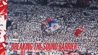 More than 20.000 Crvena zvezda fans breaking the sound barrier in Štark Arena against Partizan