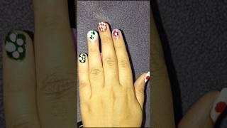 Easy Nail Art for Christmas #nailart #notoolnailart