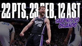 INSANE TRIPLE-DOUBLE | Domantas Sabonis vs Orlando 1.3.24