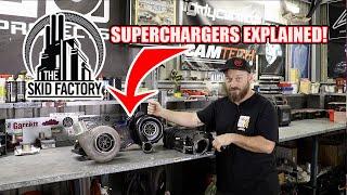 Forced Induction Differences - THE SKID FACTORY - [ Quick Tech]