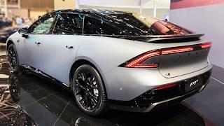 2025 Xpeng P7+ Sedan EV Interior and Exterior in details 4K