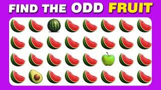 Find The ODD One Out - ODD Fruit Edition Quiz 