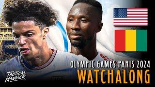 USA vs Guinea Live watchalong | USMNT 2024 Olympics