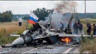 2 MINUTES AGO! Ukraine F-16's downed most expensive Russian SU-57 fighters on the Kursk airscape!